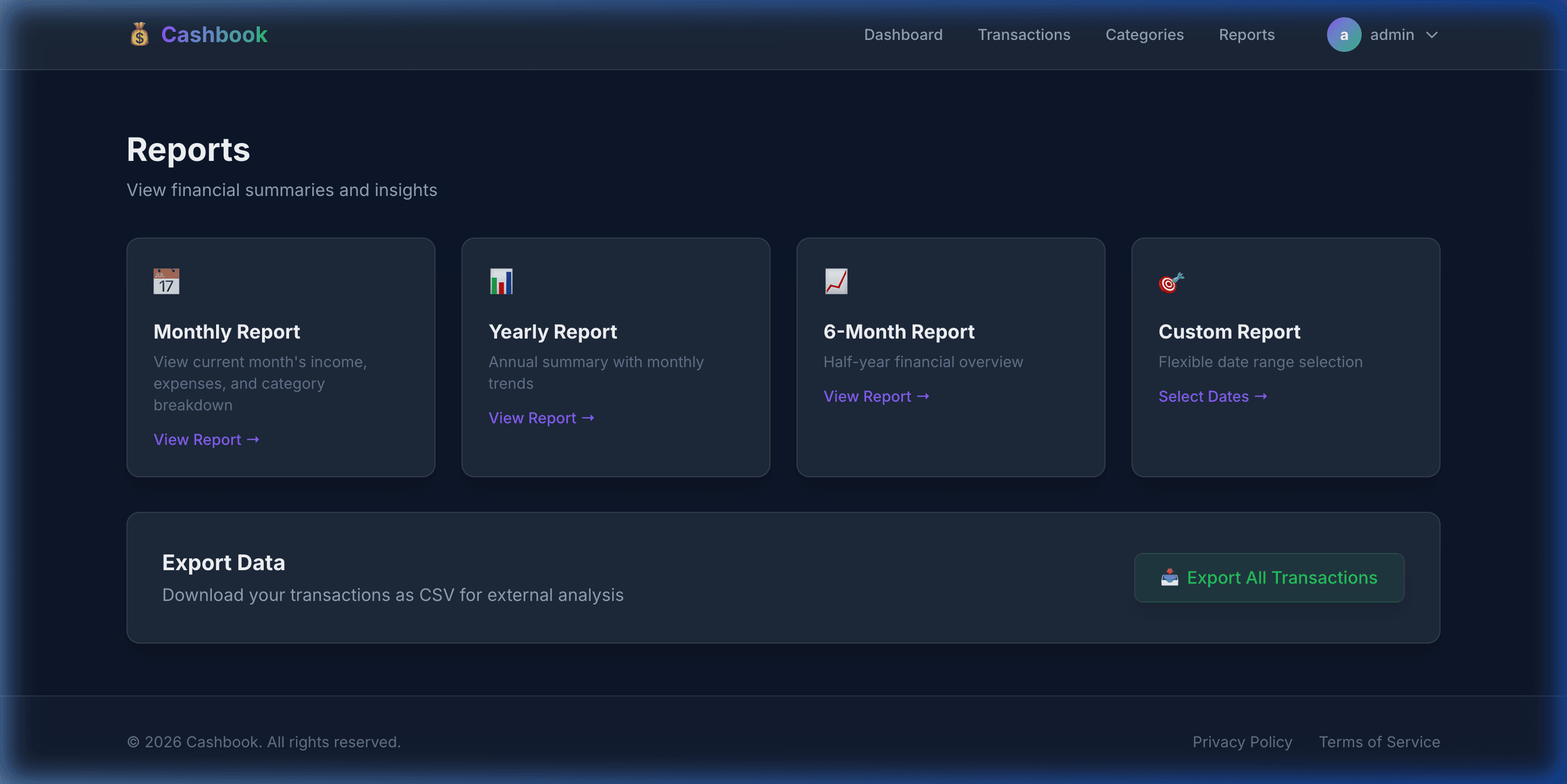 Advanced In-depth Reports